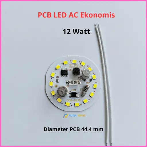 PCB LED AC Ekonomis 12 Watt 