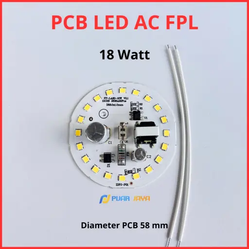 PCB LED AC FPL 18 Watt 