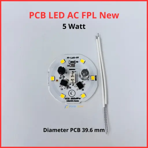 PCB LED AC FPL New 5 Watt 
