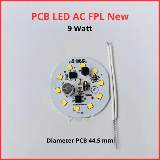 PCB LED AC FPL New 9 Watt 