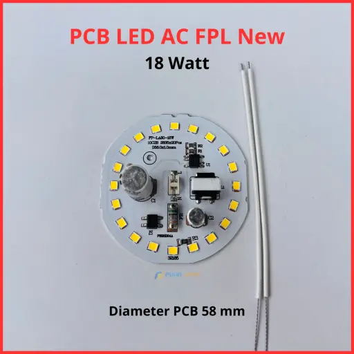 PCB LED AC FPL New 18 Watt 