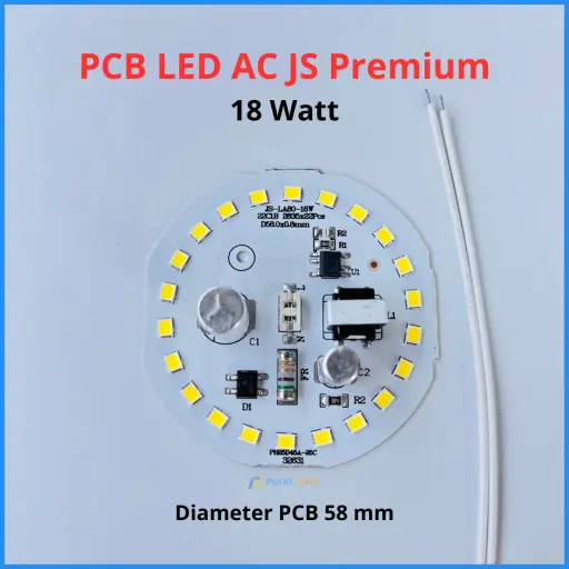 PCB LED AC JS Premium 18 Watt 