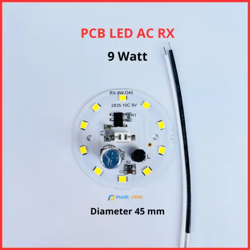 PCB LED AC RX 9 Watt 