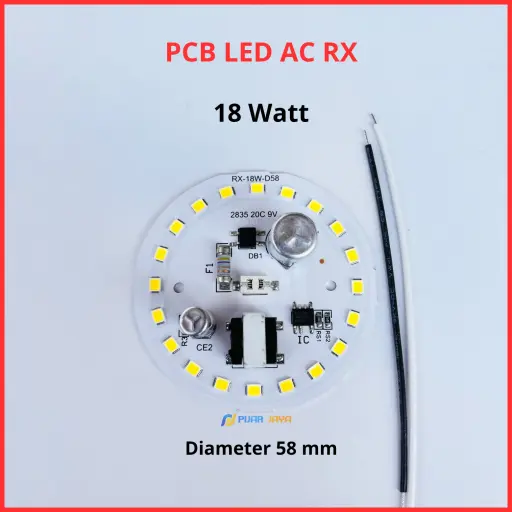 PCB LED AC RX 18 Watt 