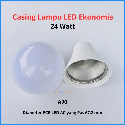 Casing Lampu LED Ekonomis 24 Watt 
