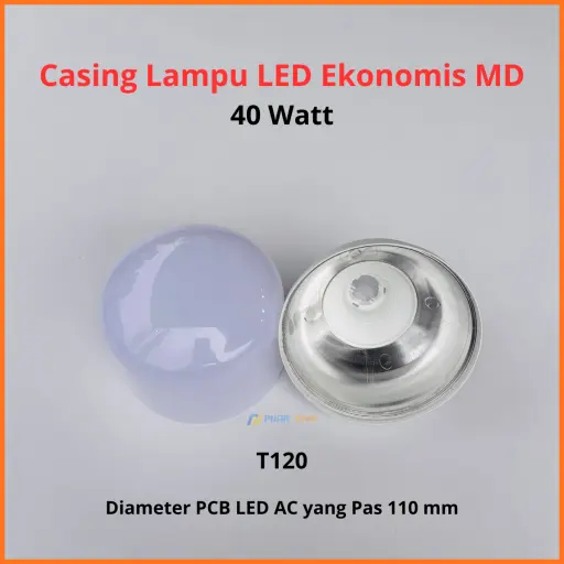Casing Lampu LED Ekonomis MD 40 Watt