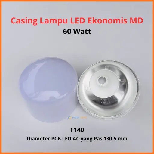 Casing Lampu LED Ekonomis MD 60 Watt
