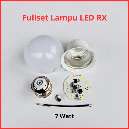 Paket Lampu LED RX Series Full Set Siap Rakit 7 Watt