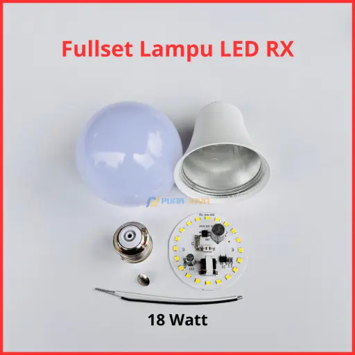 Paket Lampu LED RX Series Full Set Siap Rakit 18 Watt
