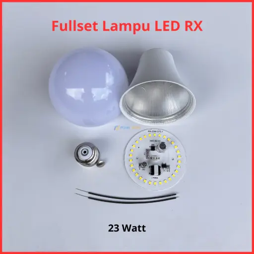 Paket Lampu LED RX Series Full Set Siap Rakit 23 Watt