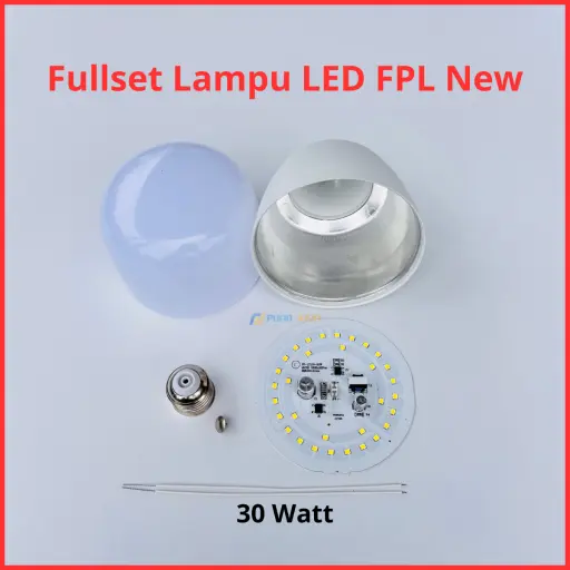 Paket Lampu LED FPL New Full Set Siap Rakit 30 Watt