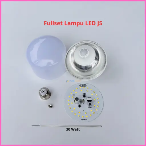 Paket Lampu LED JS Premium Full Set Siap Rakit 30 Watt