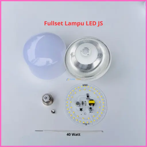 Paket Lampu LED JS Premium Full Set Siap Rakit 40 Watt