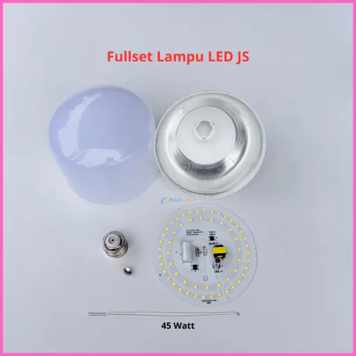Paket Lampu LED JS Premium Full Set Siap Rakit 45 Watt