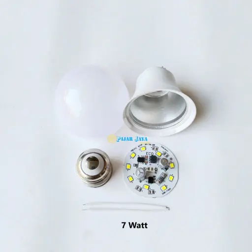 Paket Lampu LED Ekonomis Full Set Siap Rakit 7 Watt
