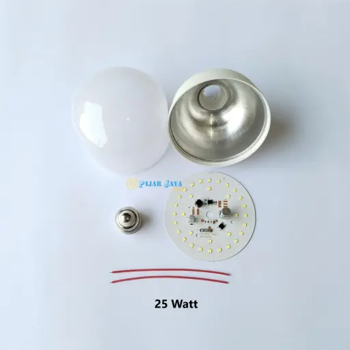 Paket Lampu LED Ekonomis Full Set Siap Rakit 25 Watt 