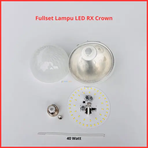 Paket Lampu LED RX Crown Full Set Siap Rakit 40 Watt